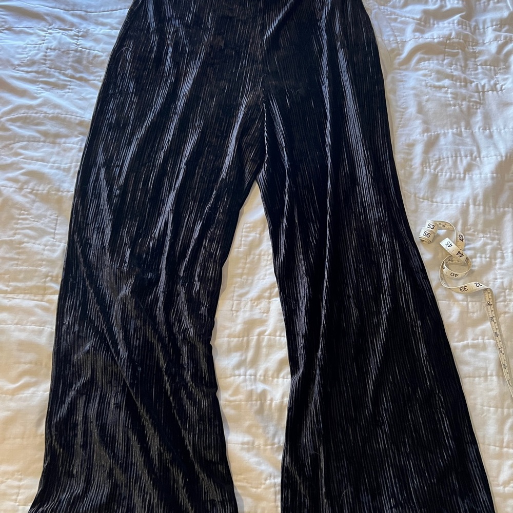 Banana Republic Charcoal Velvet Trousers